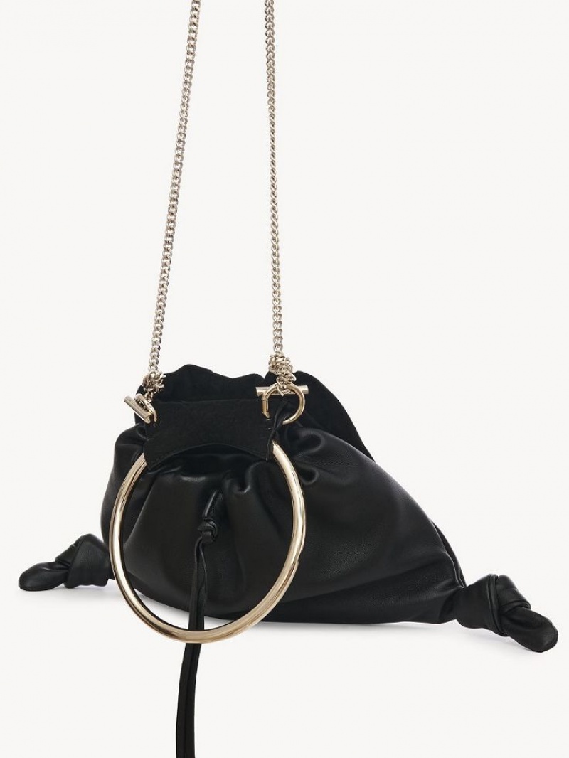 Bolsos Mini Chloe Arlène Pouch Negras | CHE-SR13738