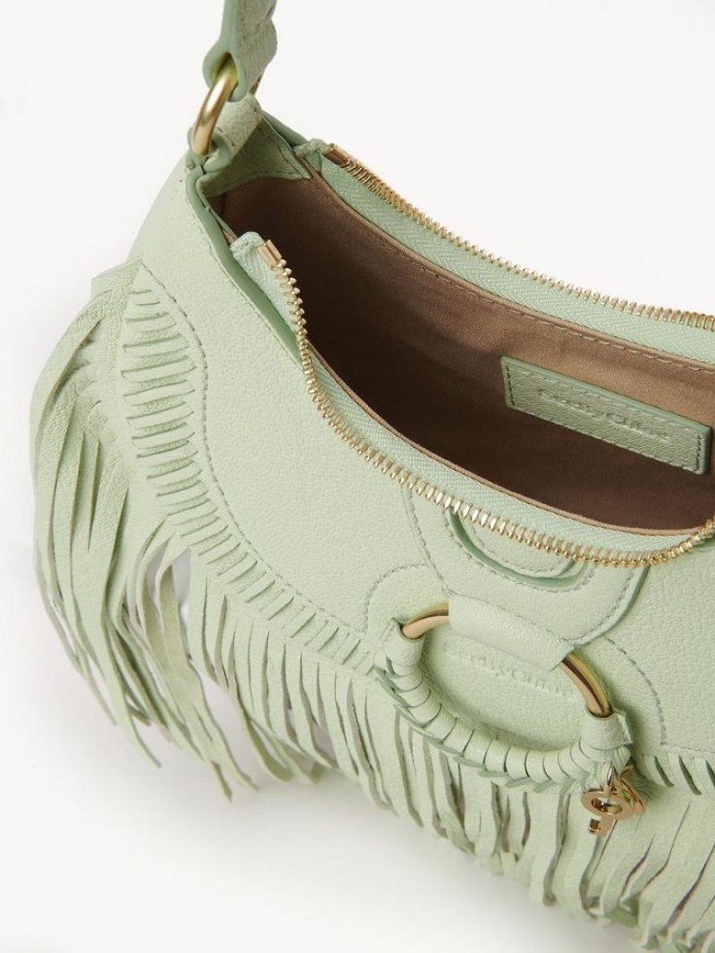 Bolsos Mini Chloe Hana Half Moon Verde | CHE-SR14739