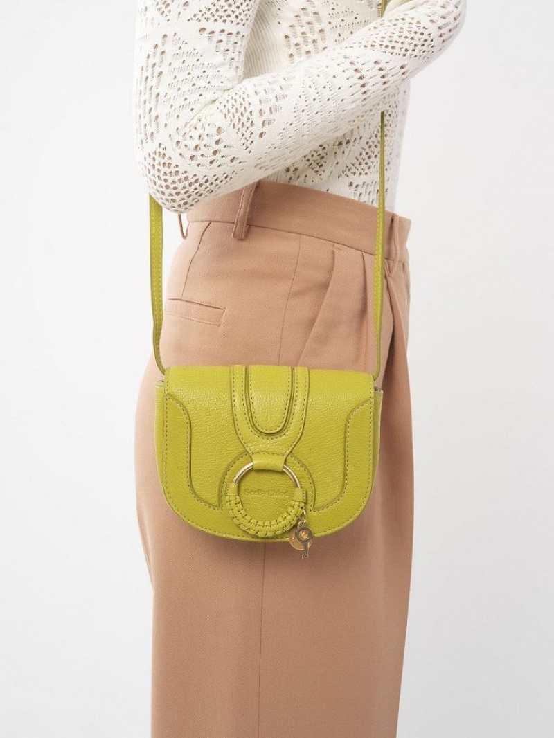 Bolsos Mini Chloe Hana Verde Oliva Claro | CHE-SR14733