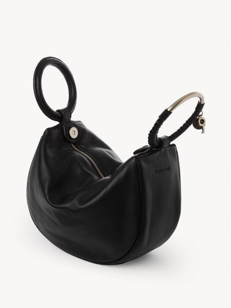 Bolsos Mini Chloe Hana Wristlet Negras | CHE-SR14771