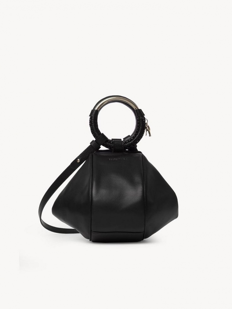 Bolsos Mini Chloe Hana Wristlet Negras | CHE-SR14771