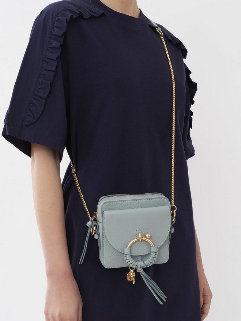 Bolsos Mini Chloe Joan Camera Azules | CHE-SR14783