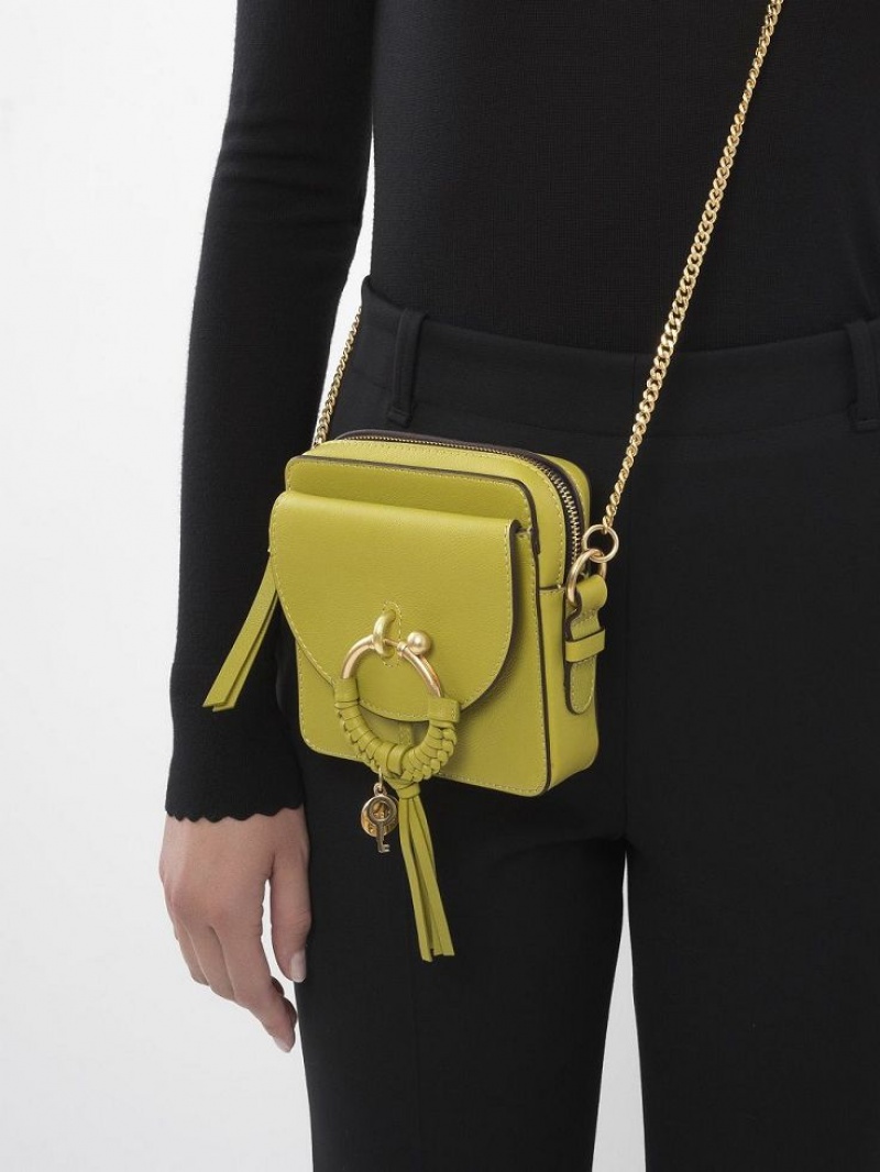 Bolsos Mini Chloe Joan Camera Verde Oliva Claro | CHE-SR14757