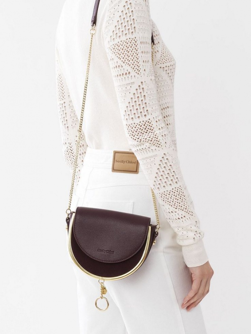 Bolsos Mini Chloe Mara Evening Burdeos | CHE-SR14777