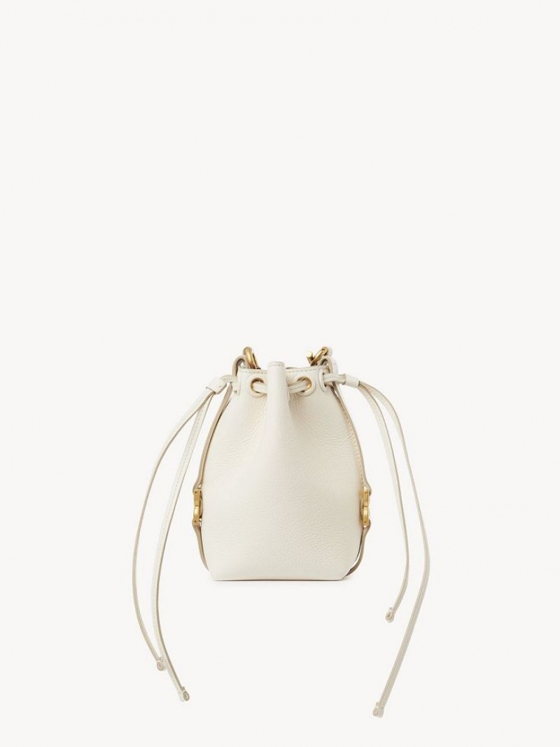 Bolsos Mini Chloe Marcie Bucket Blancas | CHE-SR13717