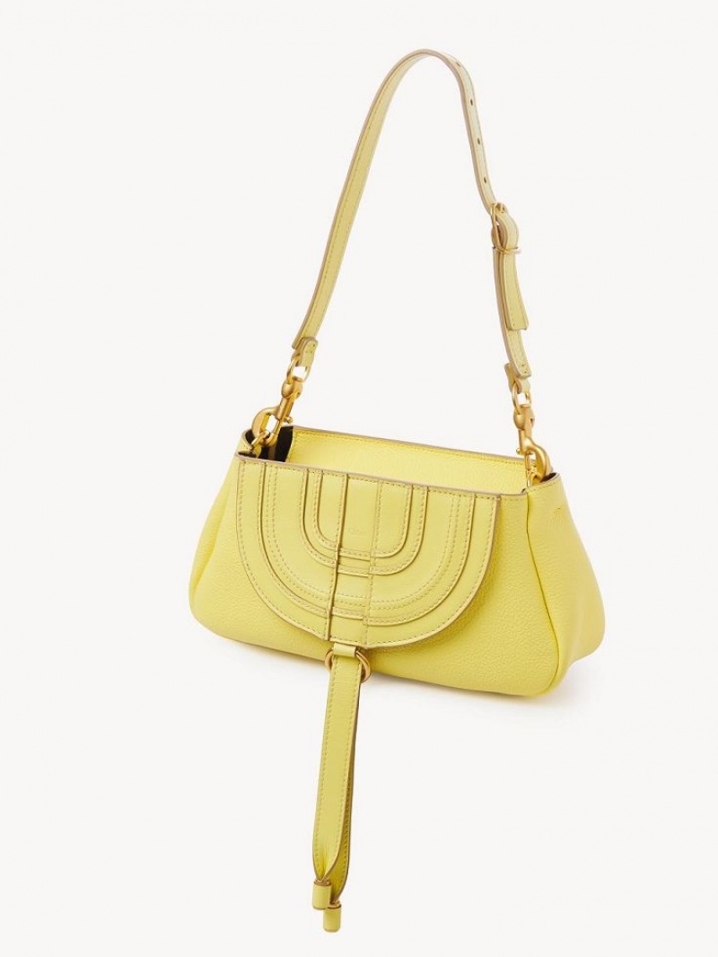 Bolsos Mini Chloe Marcie Small Clutch Amarillo | CHE-SR13679