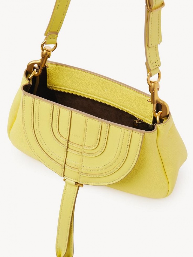 Bolsos Mini Chloe Marcie Small Clutch Amarillo | CHE-SR13679