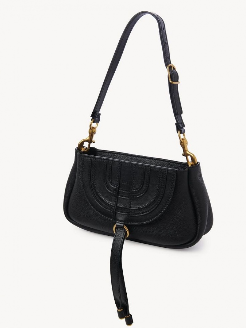 Bolsos Mini Chloe Marcie Small Clutch Negras | CHE-SR13671