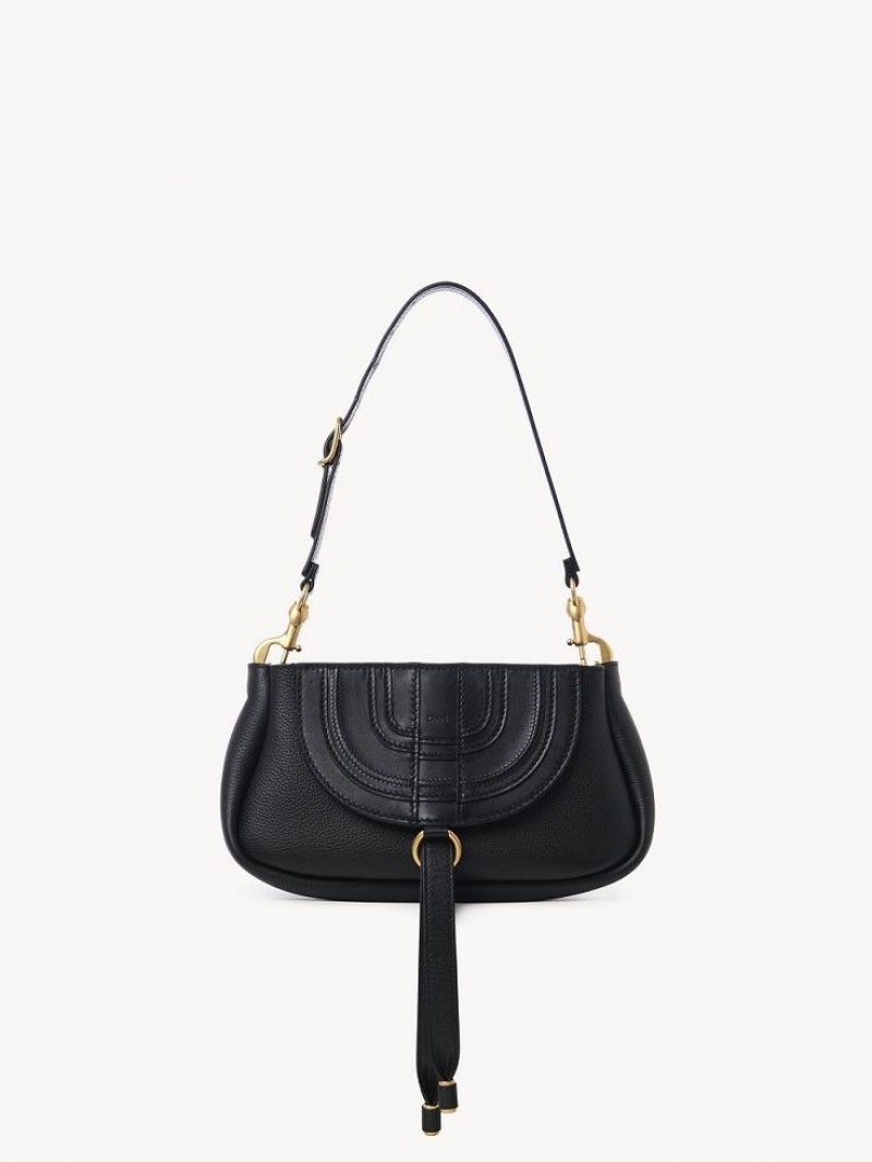 Bolsos Mini Chloe Marcie Small Clutch Negras | CHE-SR13671