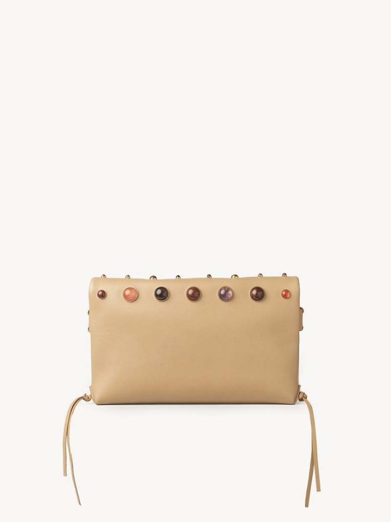 Bolsos Mini Chloe Mony Clutch Marrones | CHE-SR13667