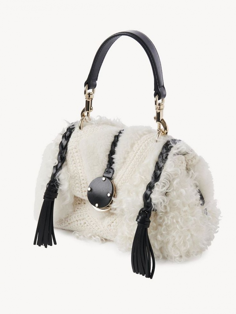 Bolsos Mini Chloe Penelope Soft Shoulder Blancas | CHE-SR13707