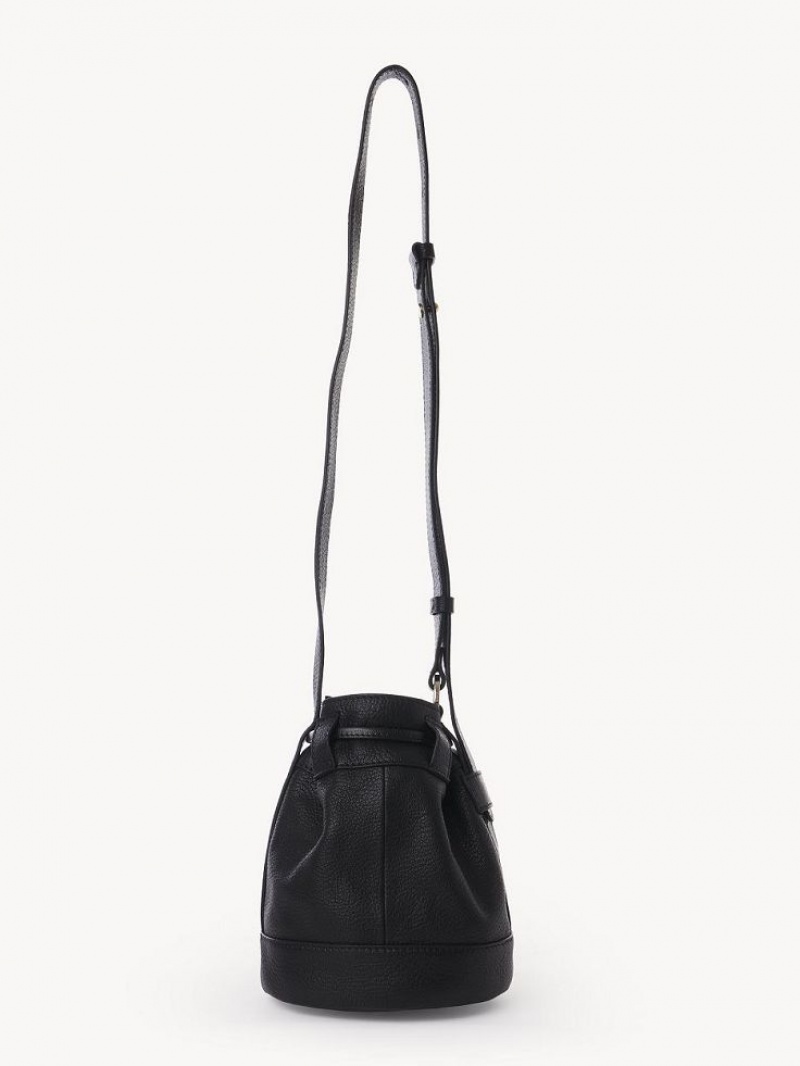 Bolsos Mini Chloe Vicki Small Bucket Negras | CHE-SR14727