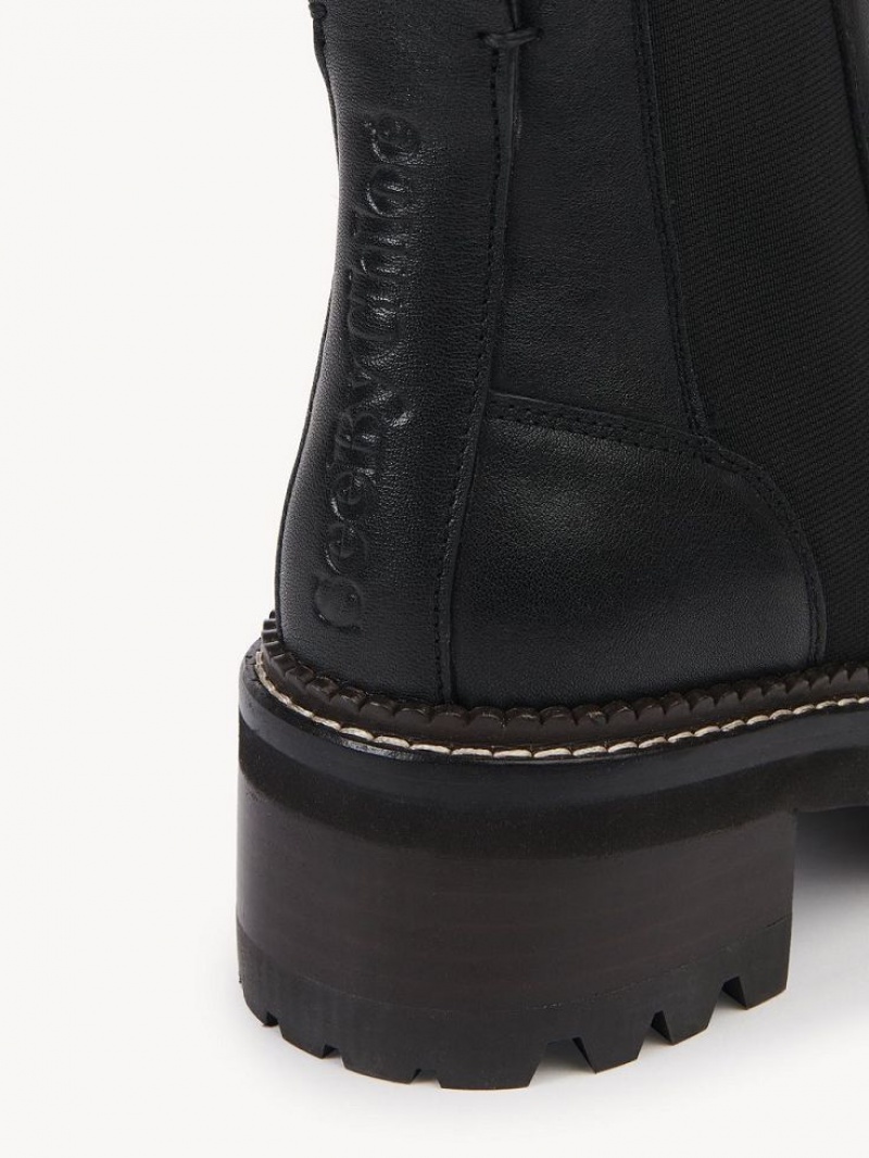 Botas Chloe Mallory Chelsea Negras | CHE-SR14873