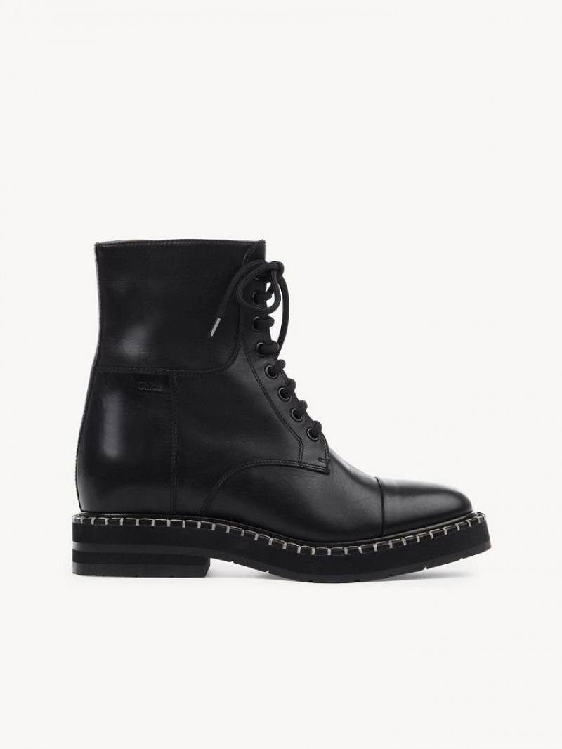 Botas Chloe Noua Combat Negras | CHE-SR14242