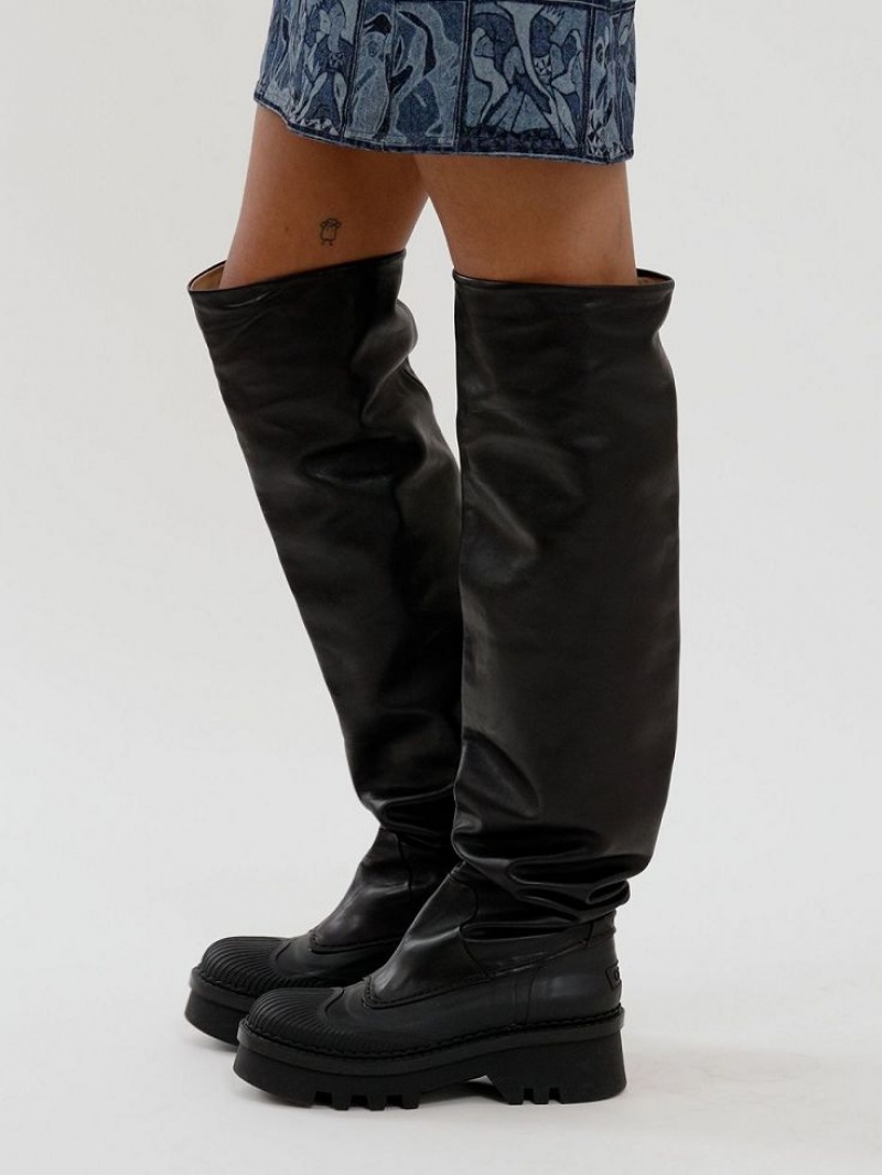 Botas Chloe Raina Over-the-knee Negras | CHE-SR14198