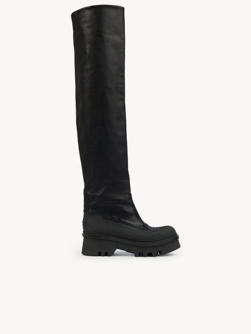 Botas Chloe Raina Over-the-knee Negras | CHE-SR14198