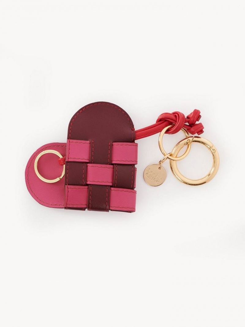 Cadena Chloe My Sbc Woven Heart Rojas | CHE-SR14942