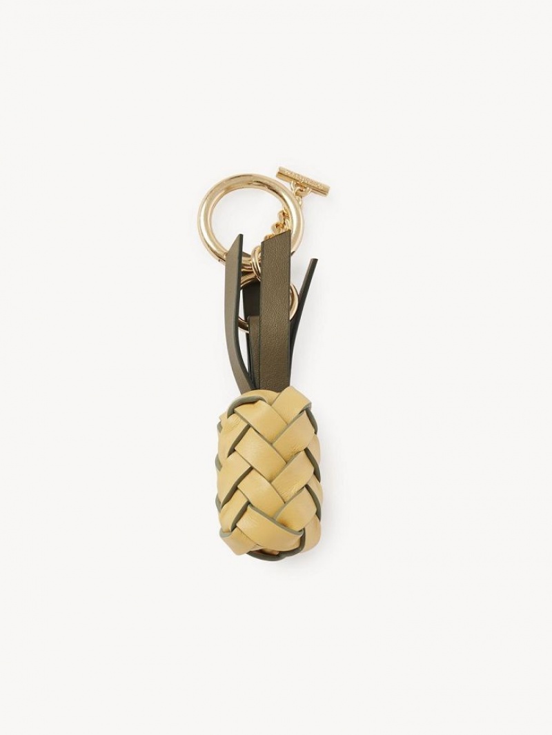 Cadena Chloe Woven Pineapple Verde | CHE-SR14941