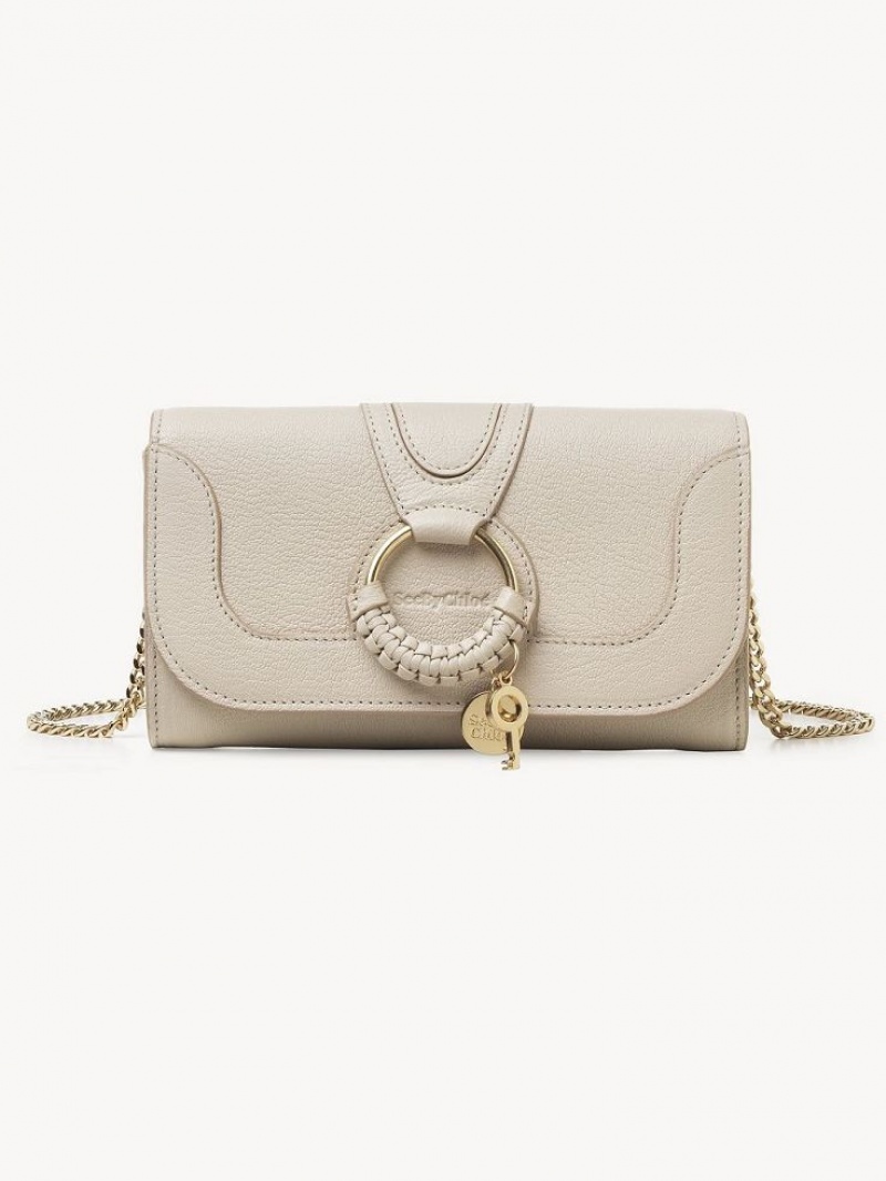 Carteras Grandes Chloe Hana Chain Beige | CHE-SR14913