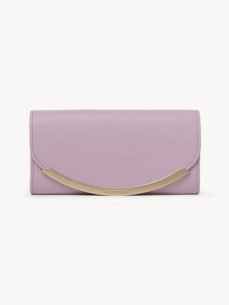 Carteras Grandes Chloe Lizzie Lavanda Blancas | CHE-SR14920