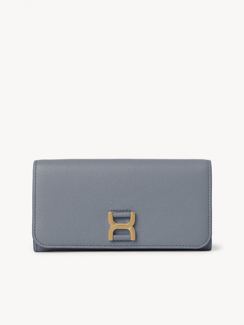 Carteras Grandes Chloe Marcie With Flap Azules | CHE-SR14302