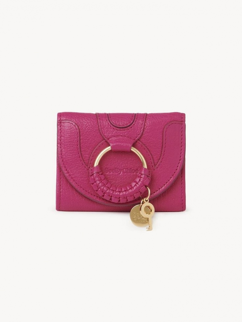 Carteras Pequeñas Chloe Hana Tri Fold Rosas | CHE-SR14895