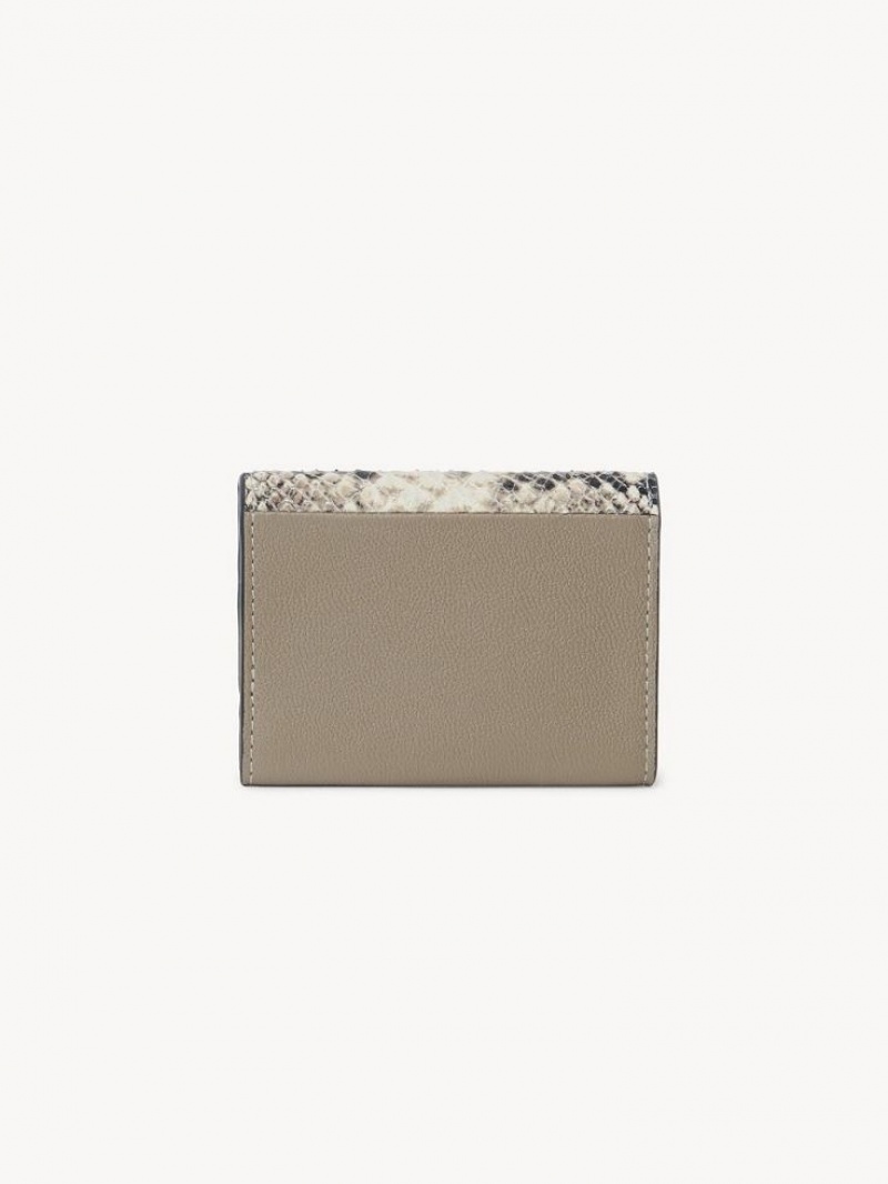 Carteras Pequeñas Chloe Layers Medium Tri-fold Gris | CHE-SR14898