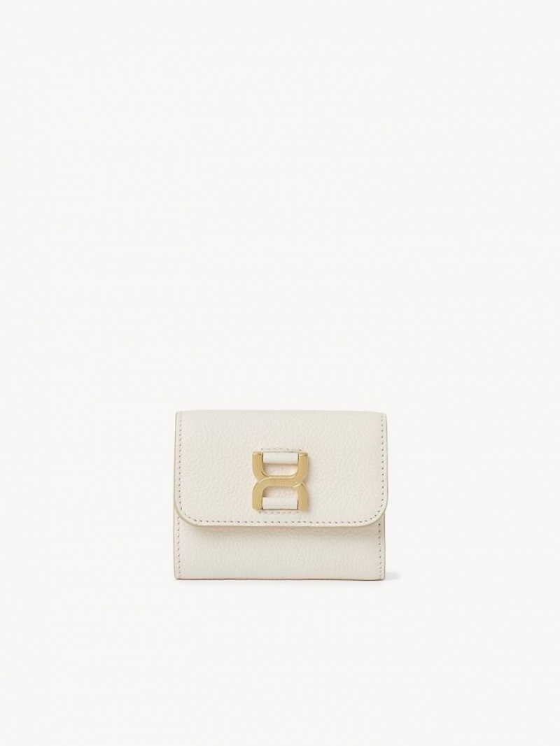 Carteras Pequeñas Chloe Marcie Small Tri-fold Blancas | CHE-SR14295