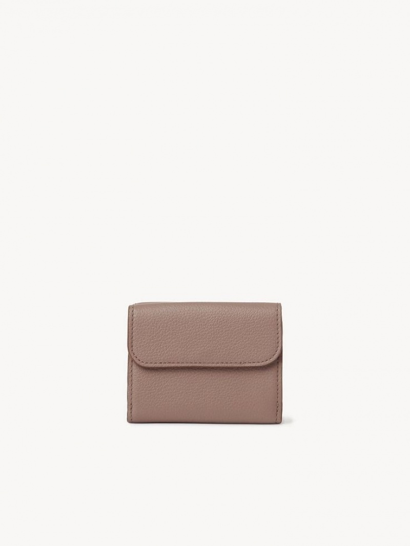 Carteras Pequeñas Chloe Marcie Small Tri-fold Marrones | CHE-SR14296