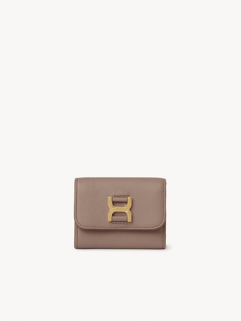 Carteras Pequeñas Chloe Marcie Small Tri-fold Marrones | CHE-SR14296