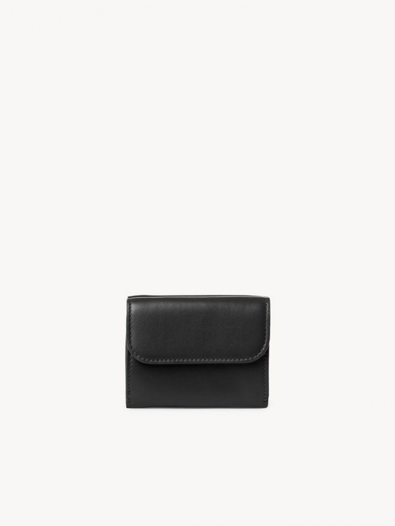 Carteras Pequeñas Chloe Sense Mini Tri-fold Negras | CHE-SR14277