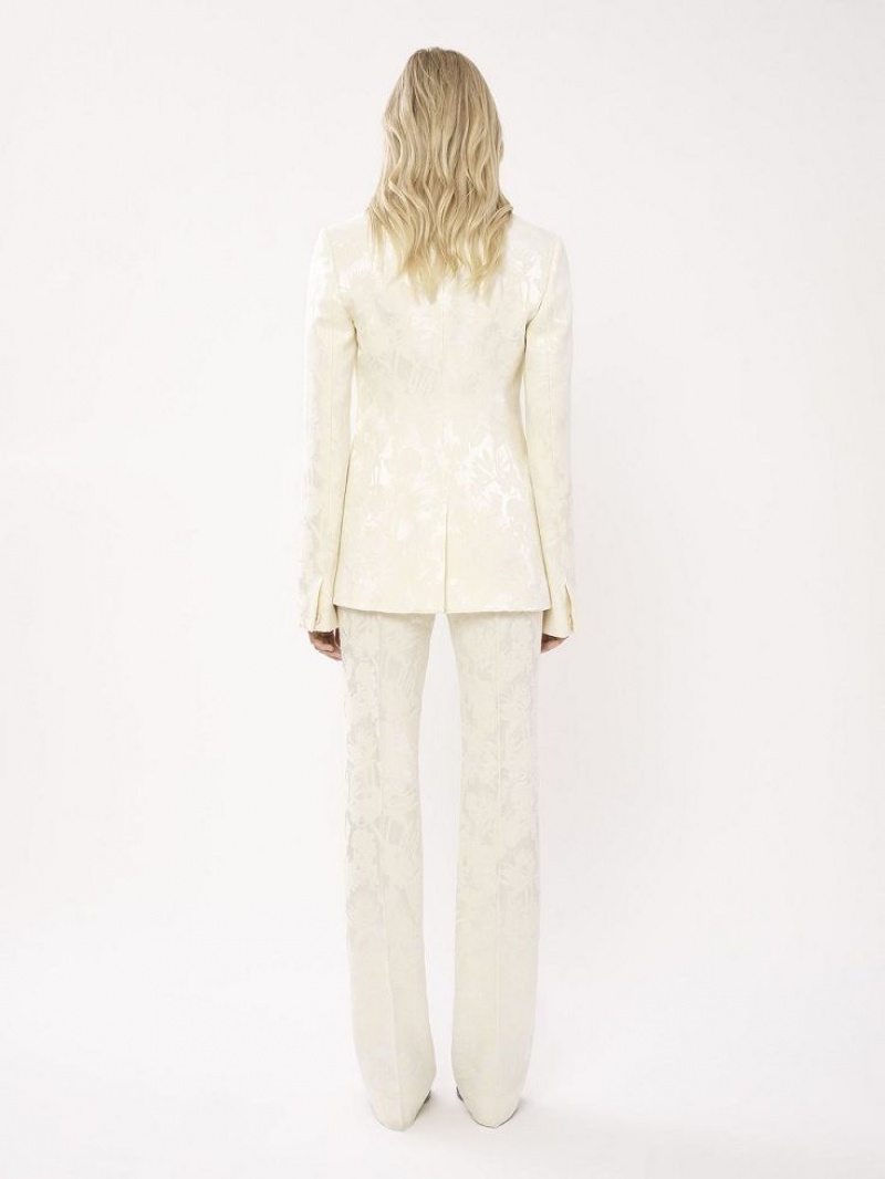 Chaquetas Chloe Single-breasted Blancas | CHE-SR13772