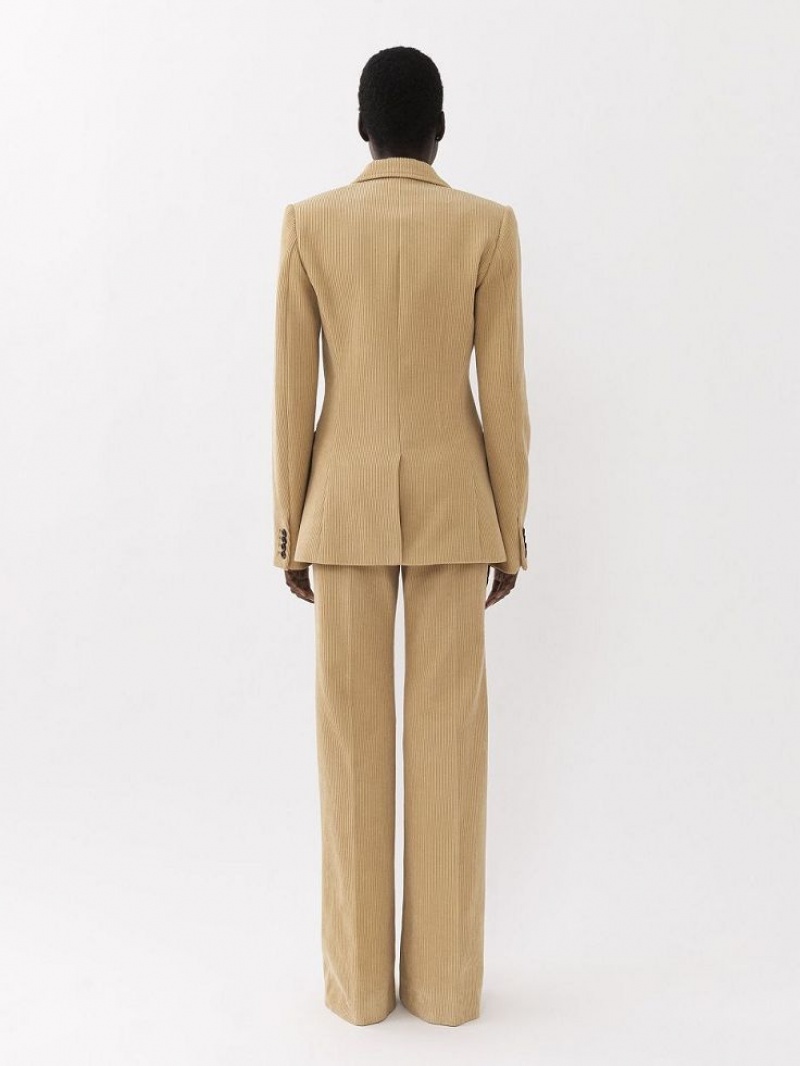 Chaquetas Chloe Tailored Beige | CHE-SR13818