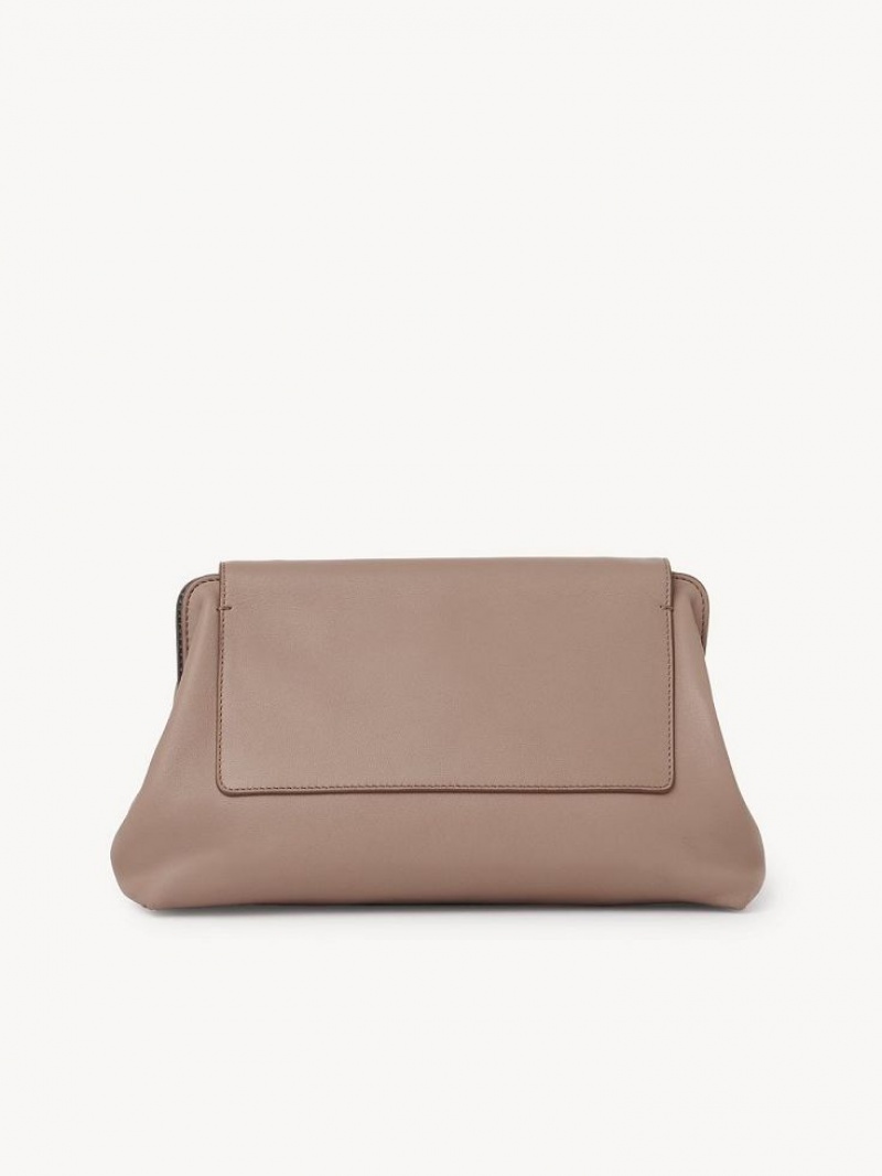 Clutch Chloe Penelope Marrones | CHE-SR13762