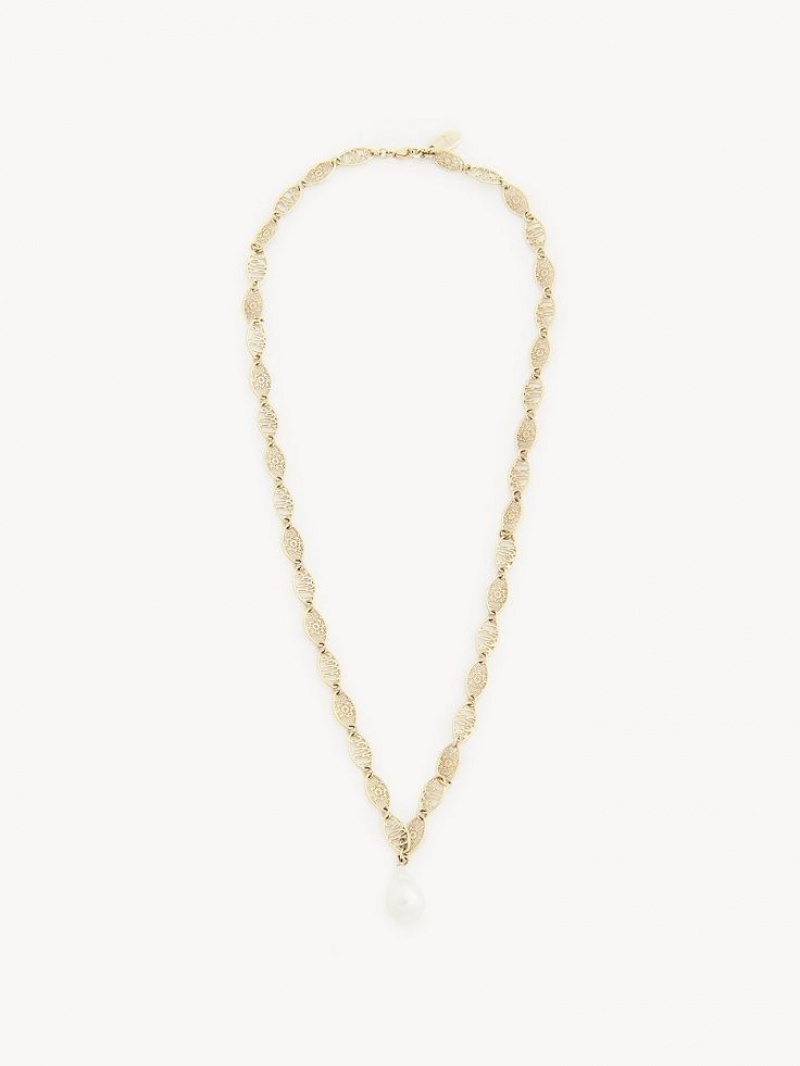 Collares Chloe Darcey Encaje Doradas | CHE-SR14443