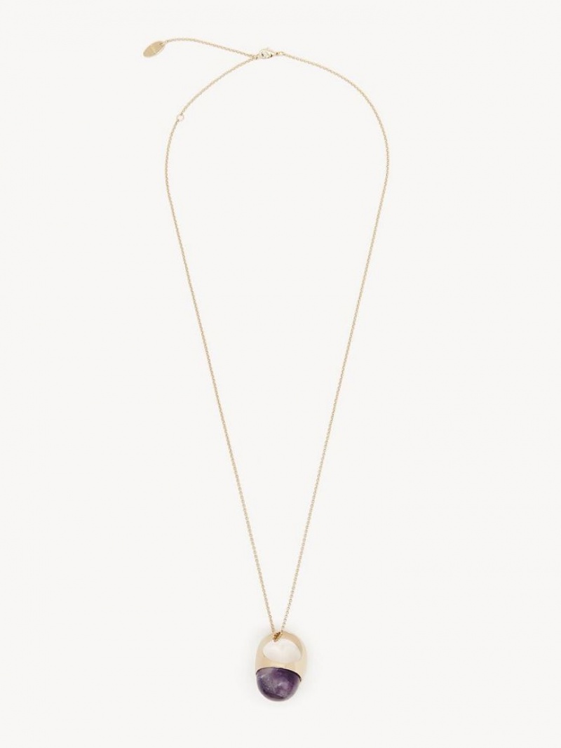 Collares Chloe Nancy Doradas | CHE-SR14429