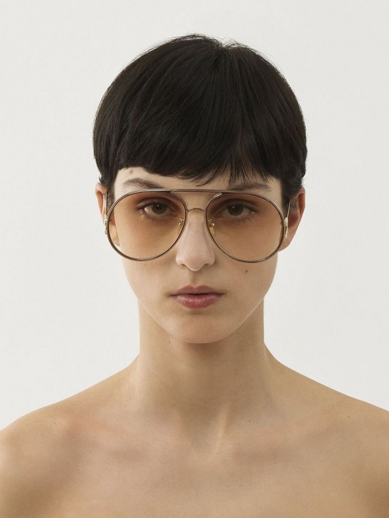 Gafas de Sol Chloe Austine Doradas Rosas | CHE-SR14524