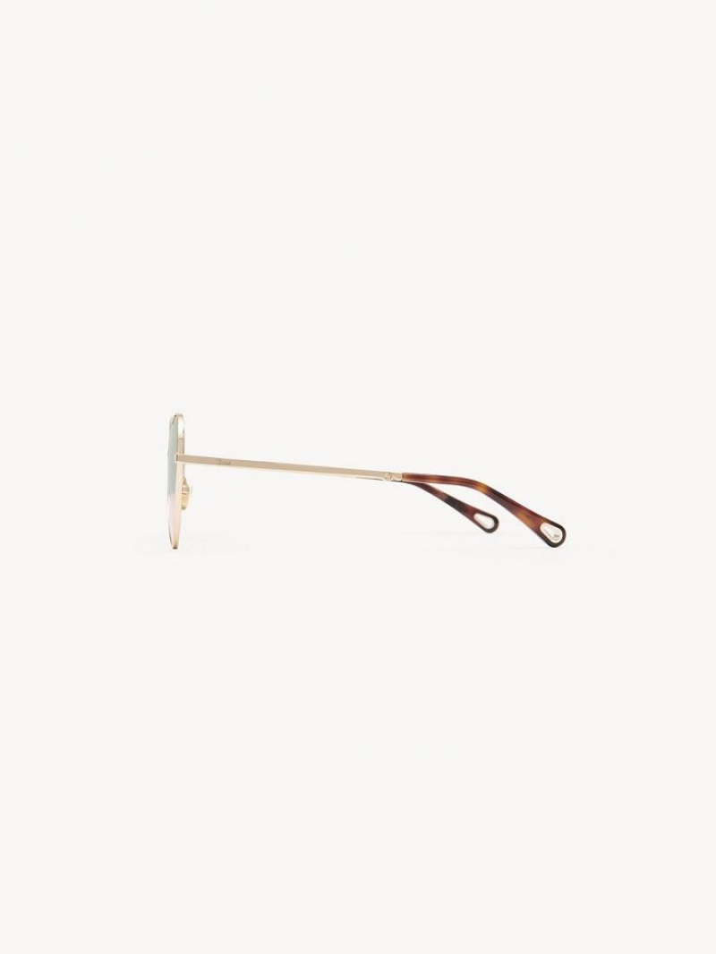 Gafas de Sol Chloe Milane Verde Rosas | CHE-SR14549