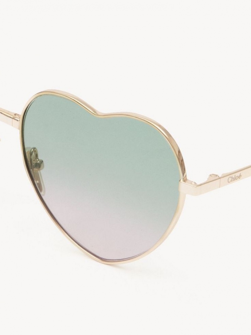 Gafas de Sol Chloe Milane Verde Rosas | CHE-SR14549