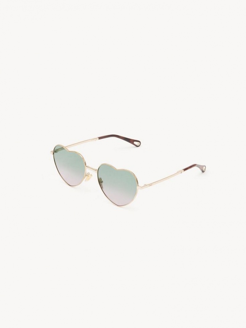 Gafas de Sol Chloe Milane Verde Rosas | CHE-SR14549