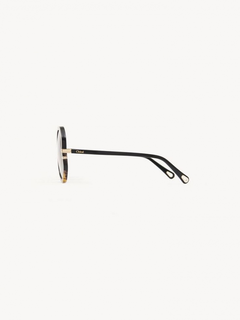 Gafas de Sol Chloe West Negras | CHE-SR14560