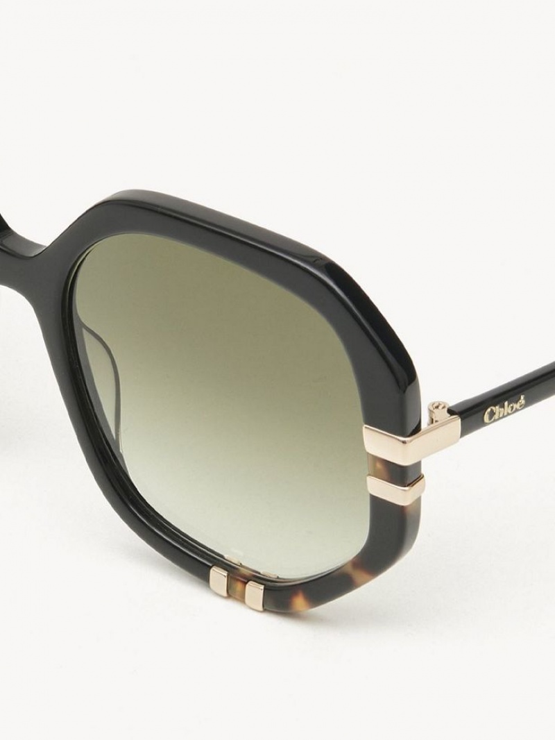 Gafas de Sol Chloe West Small Negras | CHE-SR14519