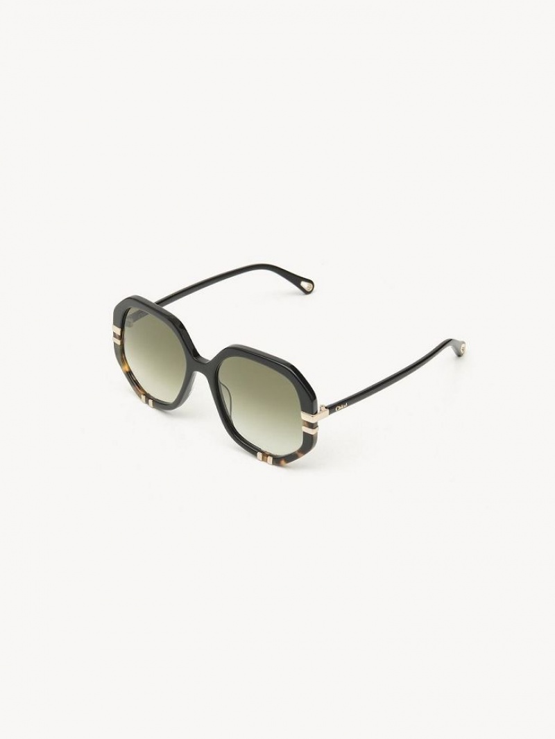 Gafas de Sol Chloe West Small Negras | CHE-SR14519