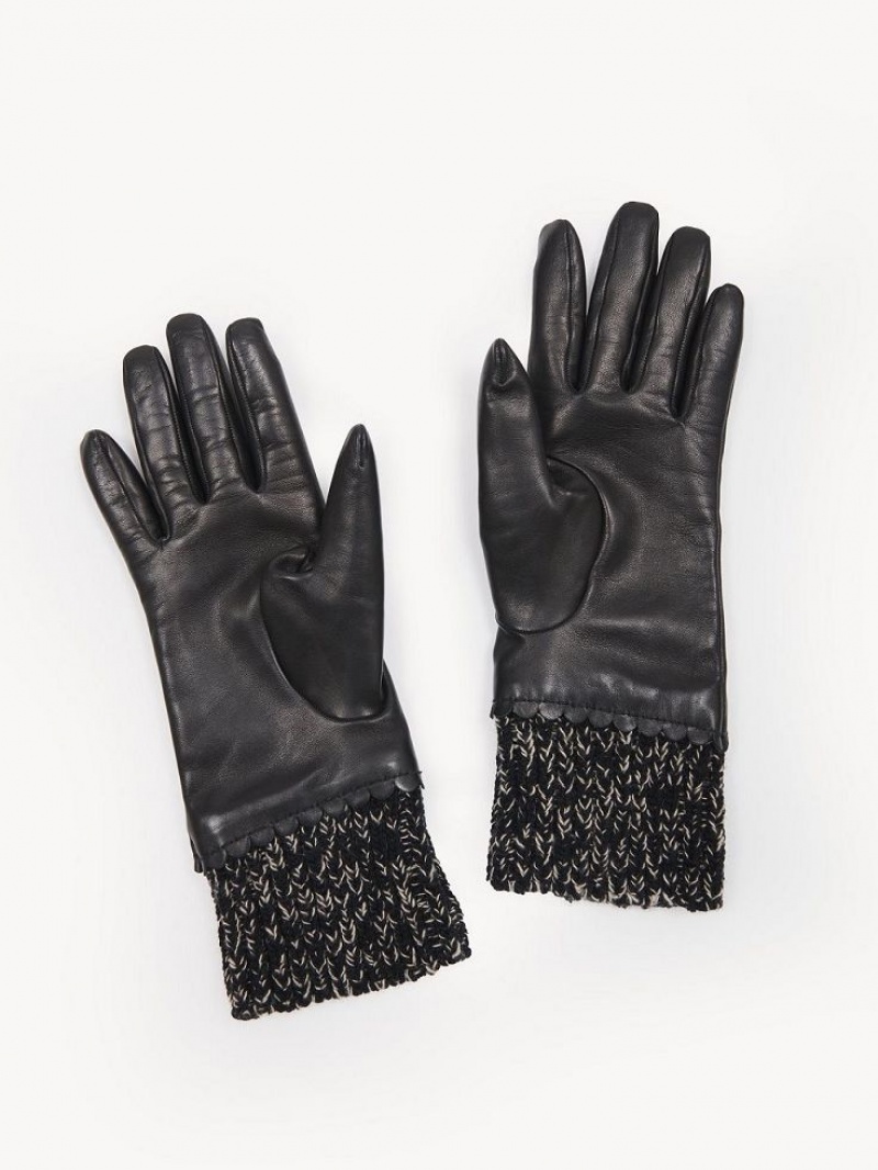 Guantes Chloe Jamie Negras | CHE-SR14484