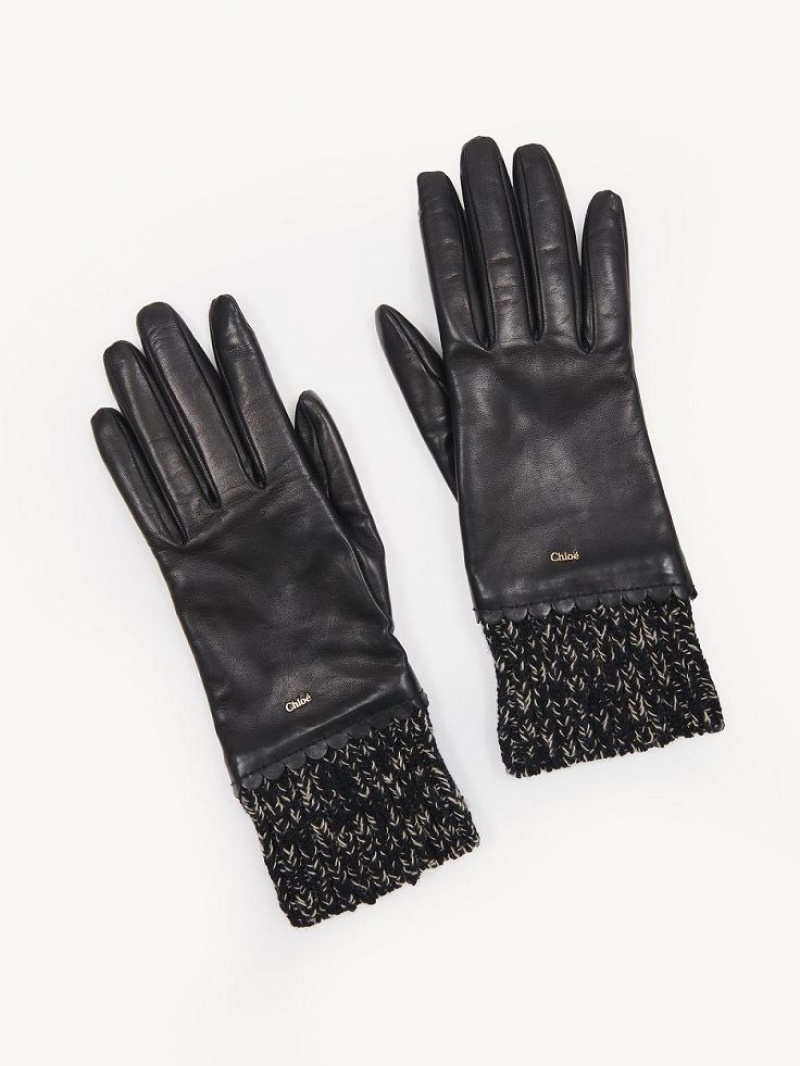 Guantes Chloe Jamie Negras | CHE-SR14484