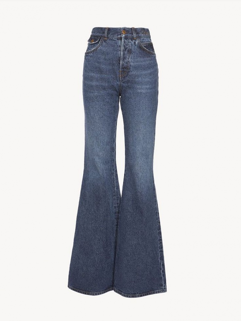 Jeans Chloe Flare Azules | CHE-SR13991