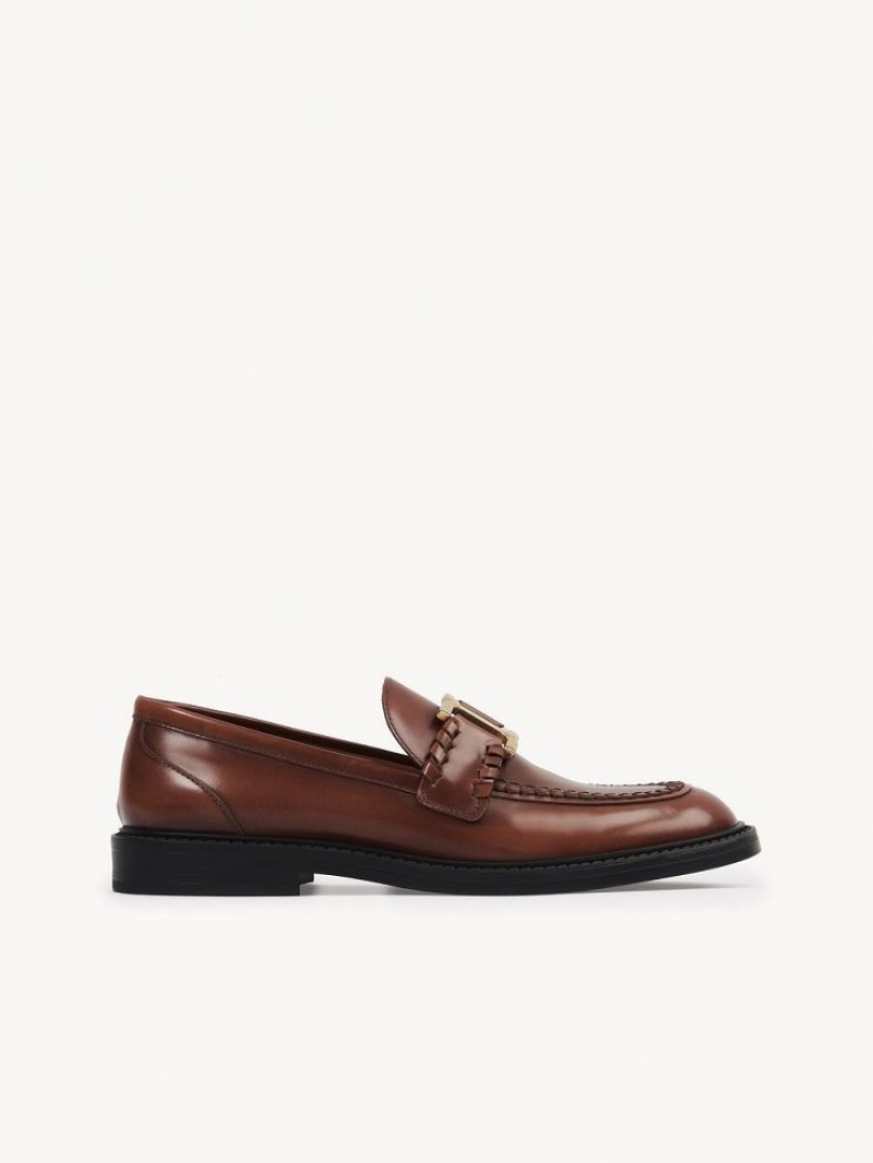 Loafer Chloe Marcie Marrones | CHE-SR14249