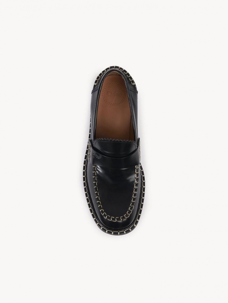 Loafer Chloe Noua Planos Negras | CHE-SR14245