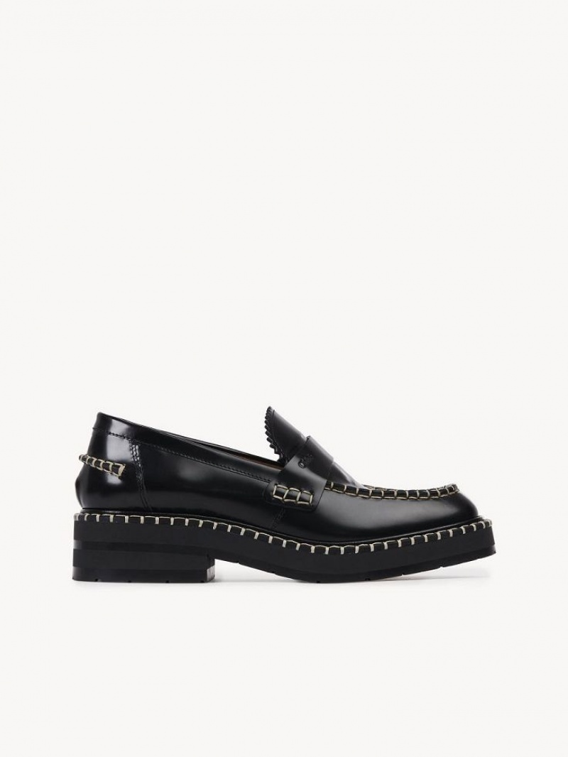 Loafer Chloe Noua Planos Negras | CHE-SR14245