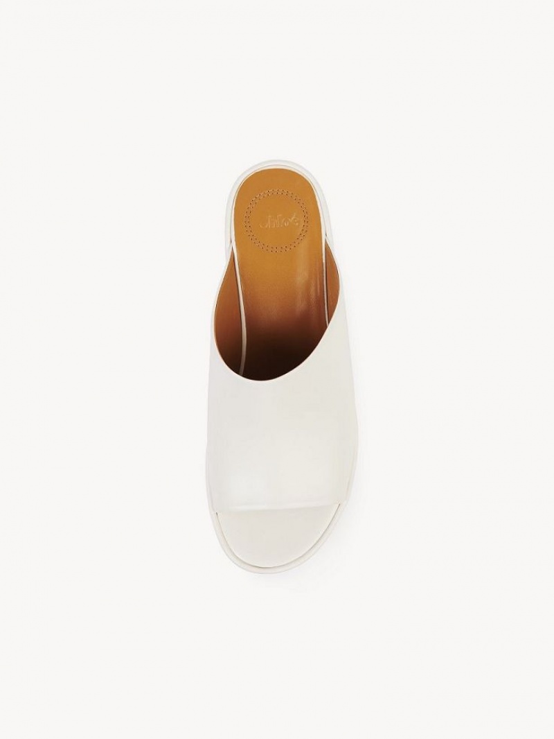 Mule Chloe Oli Plataforma Blancas | CHE-SR14155